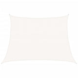 Voile d'ombrage 160 g/m² Blanc 4/5x3 m PEHD