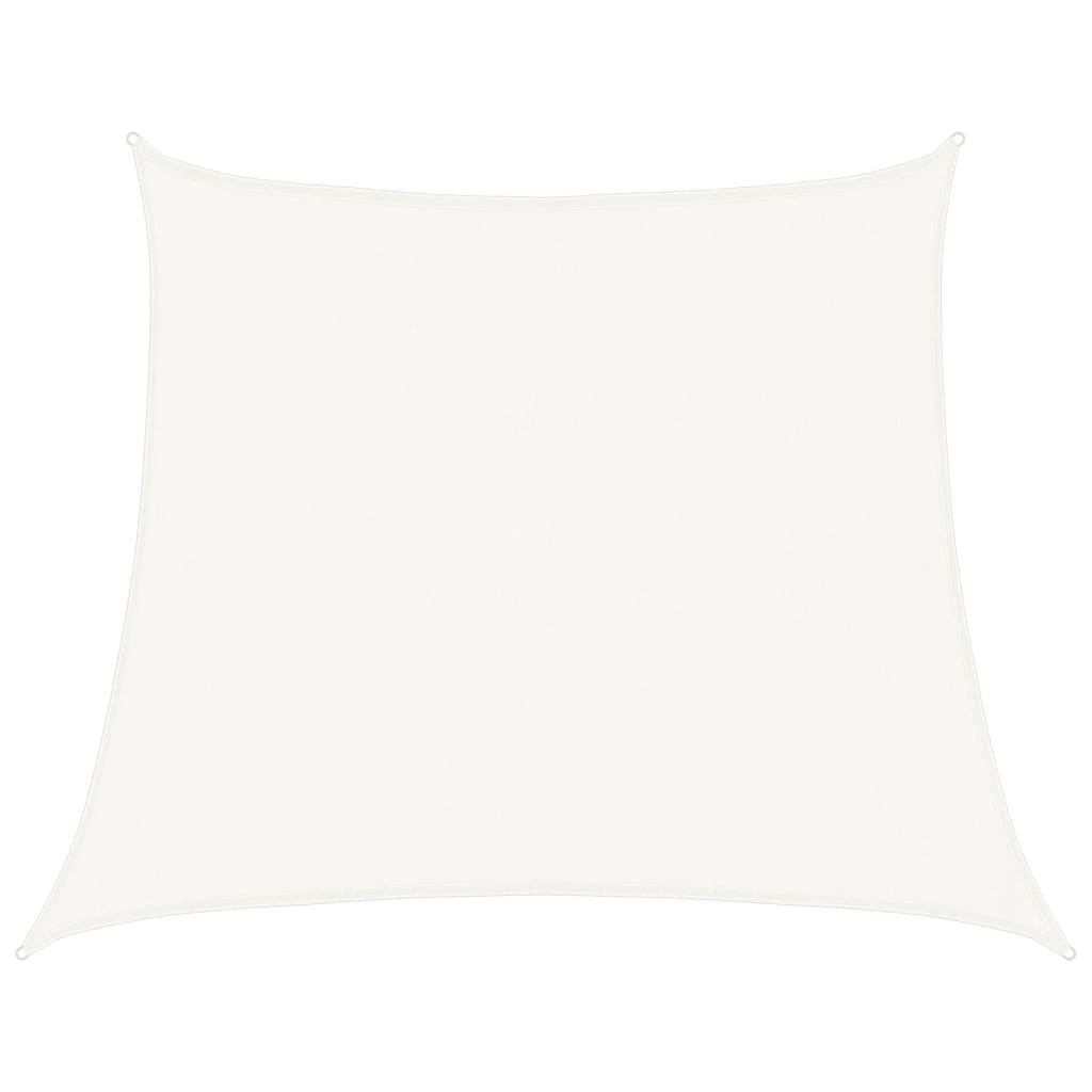 Voile d'ombrage 160 g/m² Blanc 4/5x4 m PEHD