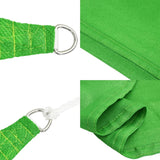 Voile d'ombrage 160 g/m² Vert clair 2x2 m PEHD