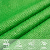 Voile d'ombrage 160 g/m² Vert clair 2x2 m PEHD