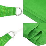 Voile d'ombrage 160 g/m² Vert clair 3,6x3,6 m PEHD