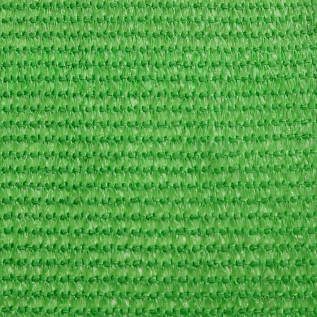 Voile d'ombrage 160 g/m² Vert clair 3,6x3,6 m PEHD