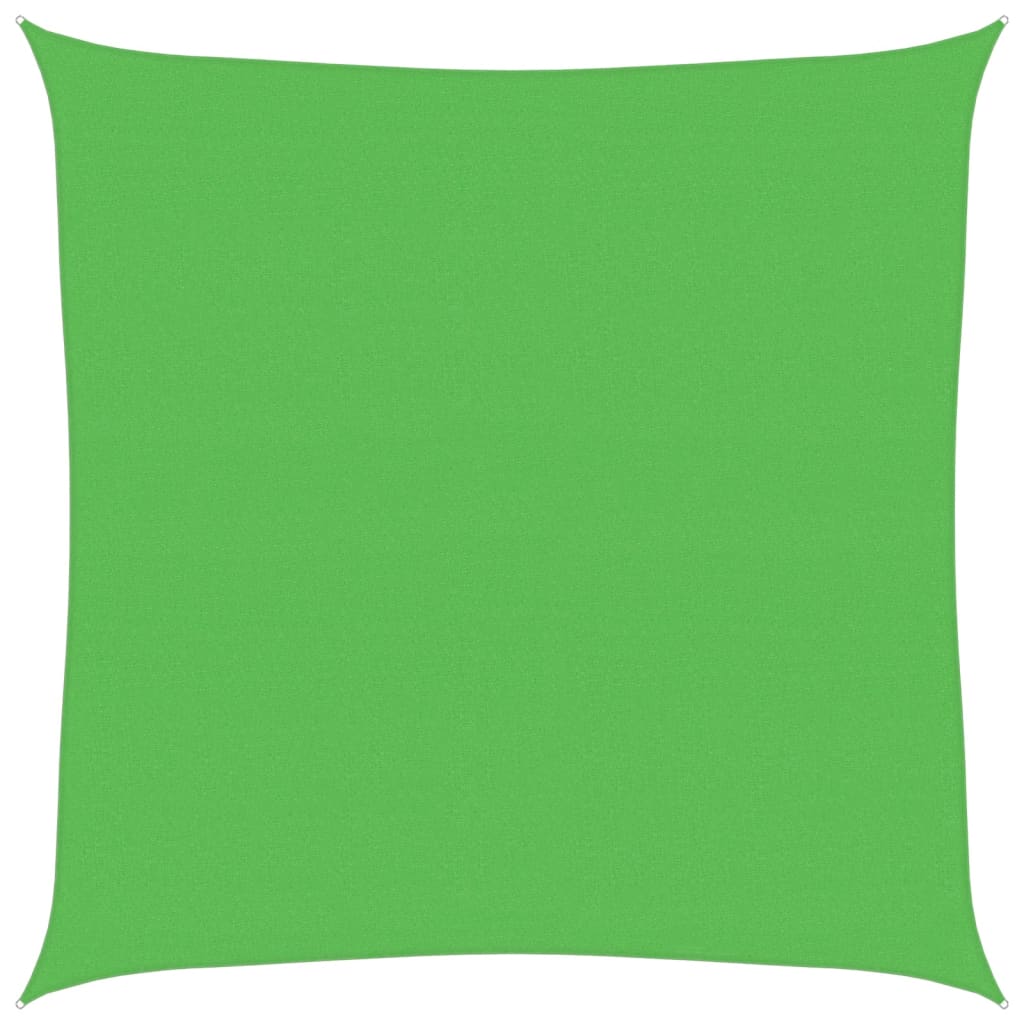 Voile d'ombrage 160 g/m² Vert clair 4x4 m PEHD