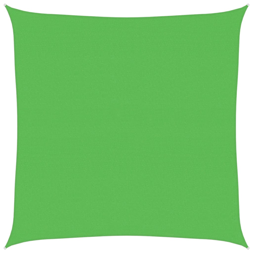 Voile d'ombrage 160 g/m² Vert clair 4,5x4,5 m PEHD