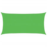 Voile d'ombrage 160 g/m² rectangulaire vert clair 2x3,5 m PEHD