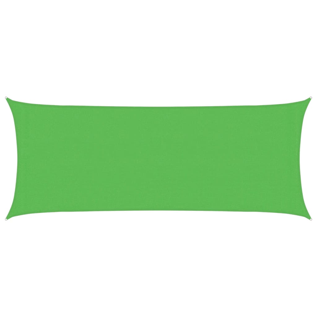 Voile d'ombrage 160 g/m² Vert clair 2x5 m PEHD