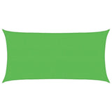 Voile d'ombrage 160 g/m² Vert clair 2,5x4,5 m PEHD