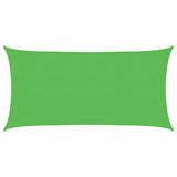 Voile d'ombrage 160 g/m² Vert clair 3x6 m PEHD