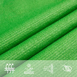 Voile d'ombrage 160 g/m² Vert clair 3x6 m PEHD