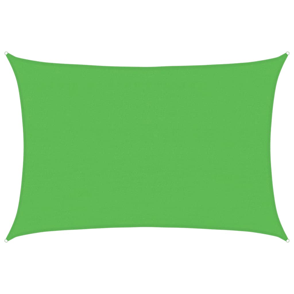 Voile d'ombrage 160 g/m² Vert clair 4x5 m PEHD