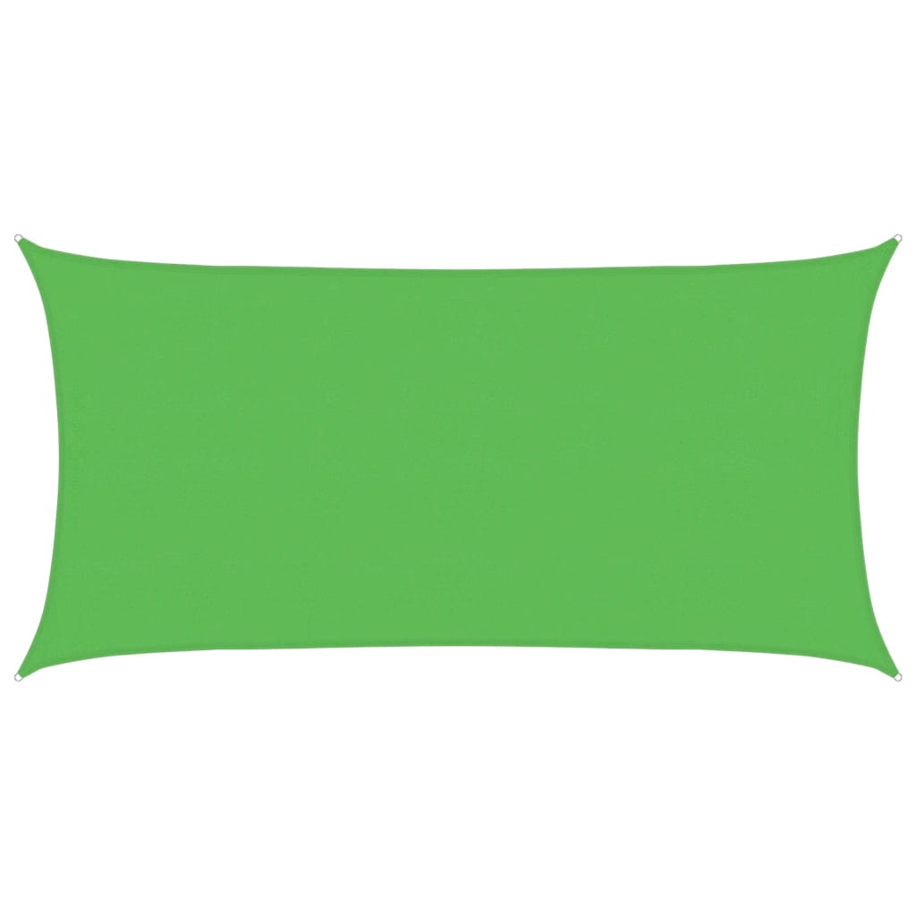 Voile d'ombrage 160 g/m² Vert clair 4x7 m PEHD