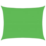 Voile d'ombrage 160 g/m² Vert clair 6x8 m PEHD