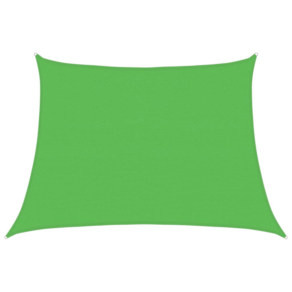 Voile d'ombrage 160 g/m² Vert clair 4/5x3 m PEHD