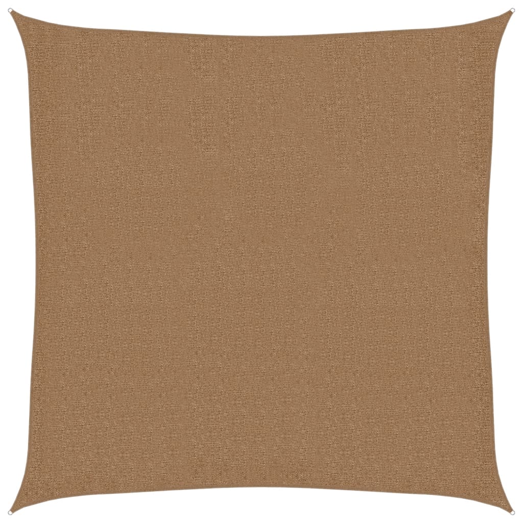 Voile d'ombrage 160 g/m² Taupe 2,5x2,5 m PEHD