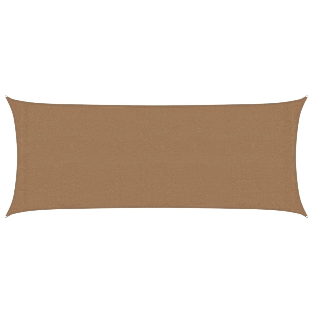 Voile d'ombrage 160 g/m² Taupe 2x4,5 m PEHD