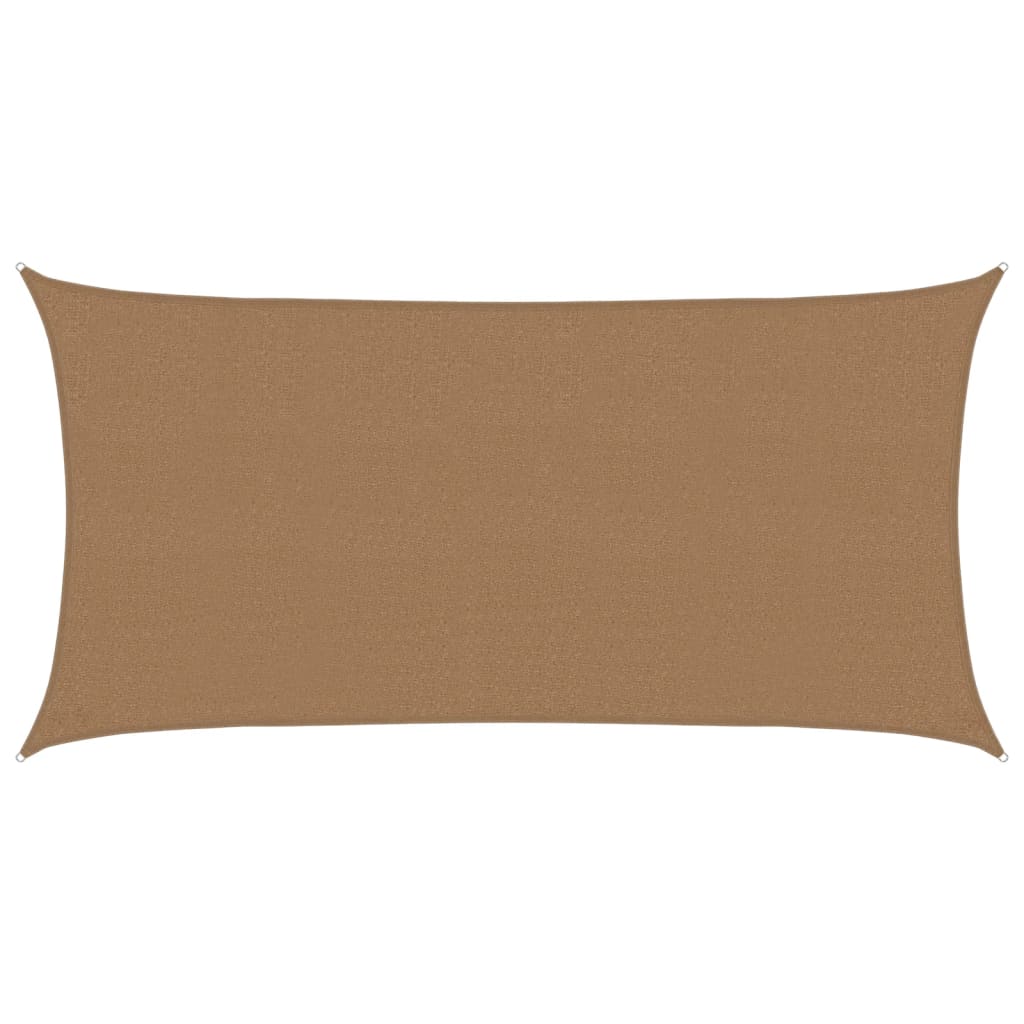 Voile d'ombrage 160 g/m² Taupe 2,5x5 m PEHD