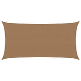 Voile d'ombrage 160 g/m² Taupe 2,5x5 m PEHD