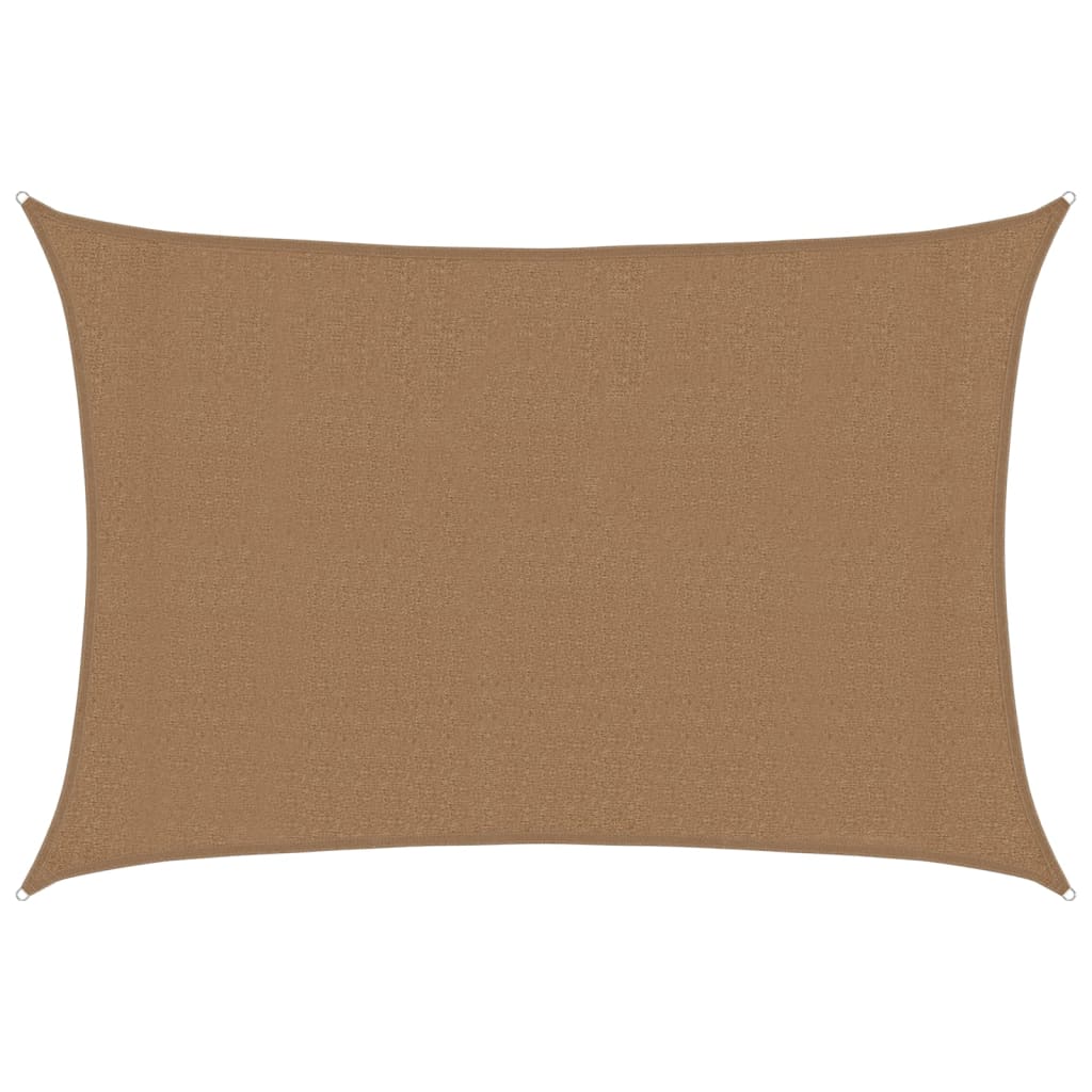 Voile d'ombrage 160 g/m² Taupe 3x4,5 m PEHD