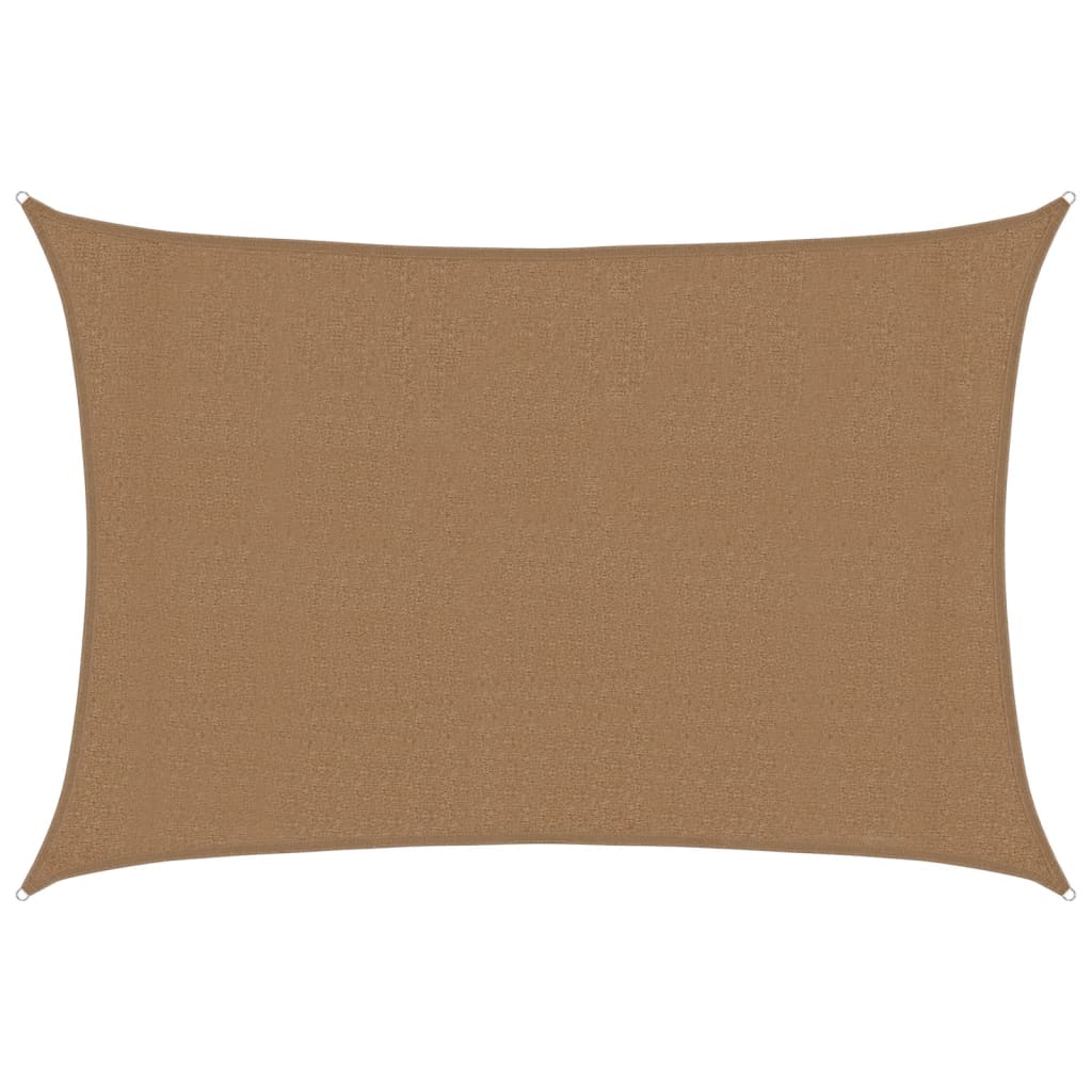 Voile d'ombrage 160 g/m² Taupe 3x5 m PEHD