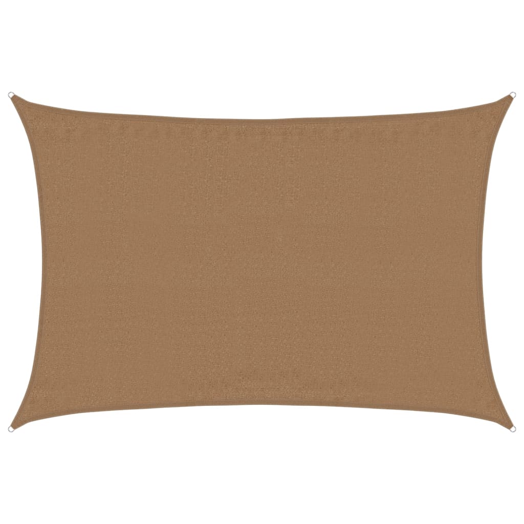 Voile d'ombrage 160 g/m² Taupe 3,5x5 m PEHD