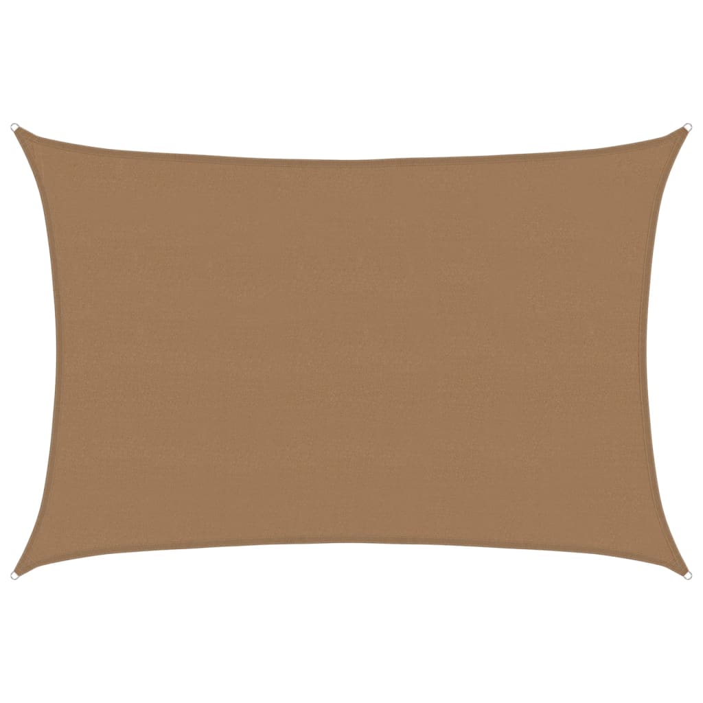 Voile d'ombrage 160 g/m² Taupe 5x7 m PEHD