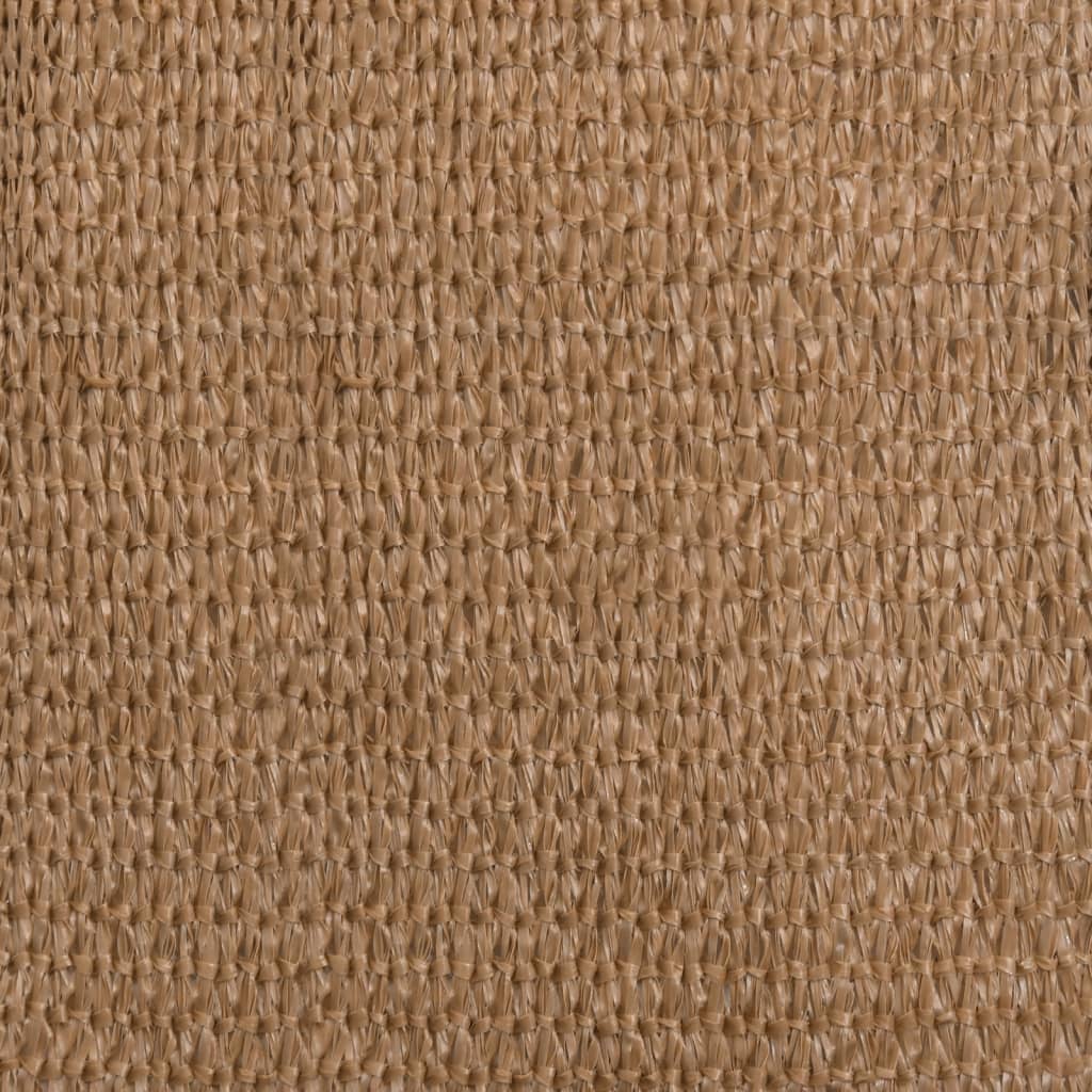 Voile d'ombrage 160 g/m² Taupe 3x4x5 m PEHD