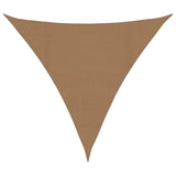 Voile d'ombrage 160 g/m² Taupe 4x4x4 m PEHD