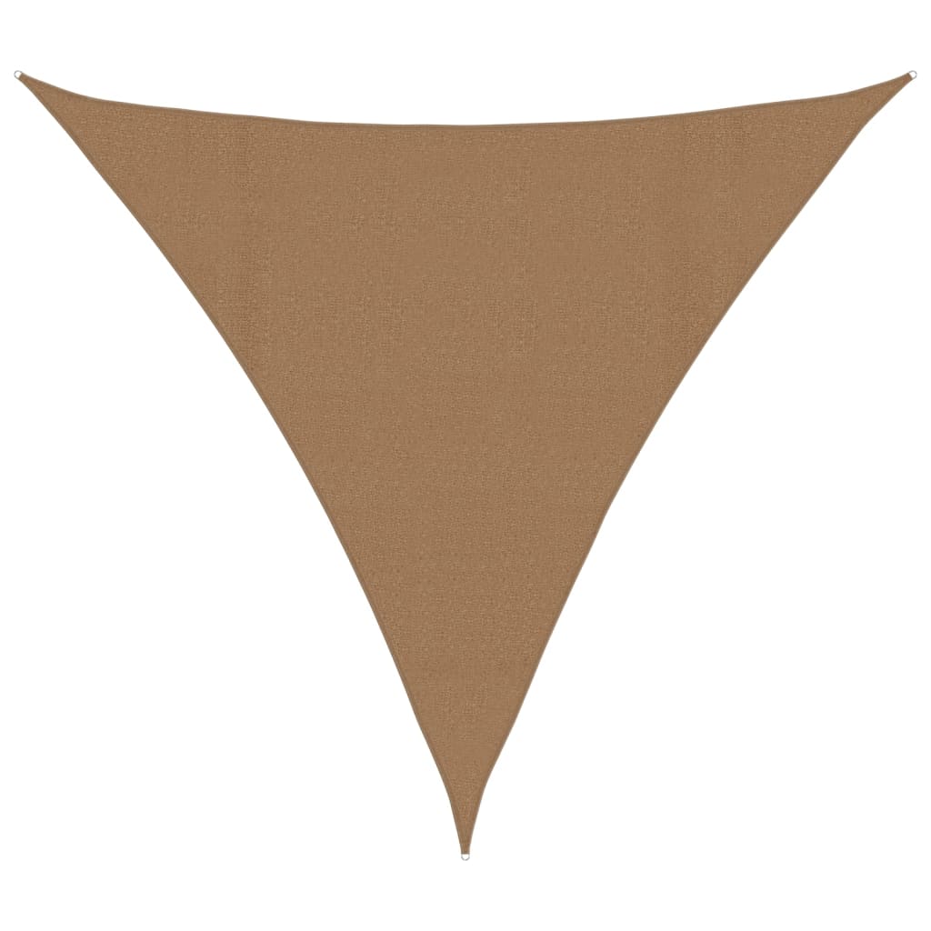 Voile d'ombrage 160 g/m² Taupe 4,5x4,5x4,5 m PEHD