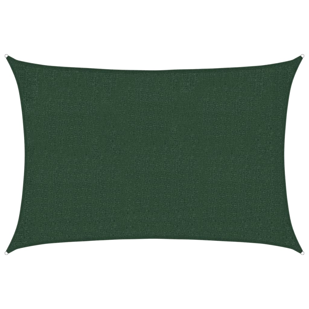 Voile d'ombrage 160 g/m² Vert foncé 2x2,5 m PEHD