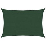 Voile d'ombrage 160 g/m² Vert foncé 2,5x3,5 m PEHD