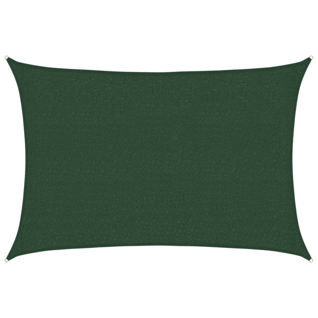 Voile d'ombrage 160 g/m² Vert foncé 2,5x4 m PEHD