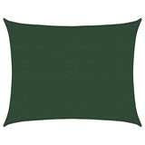 Voile d'ombrage 160 g/m² Vert foncé 6x7 m PEHD