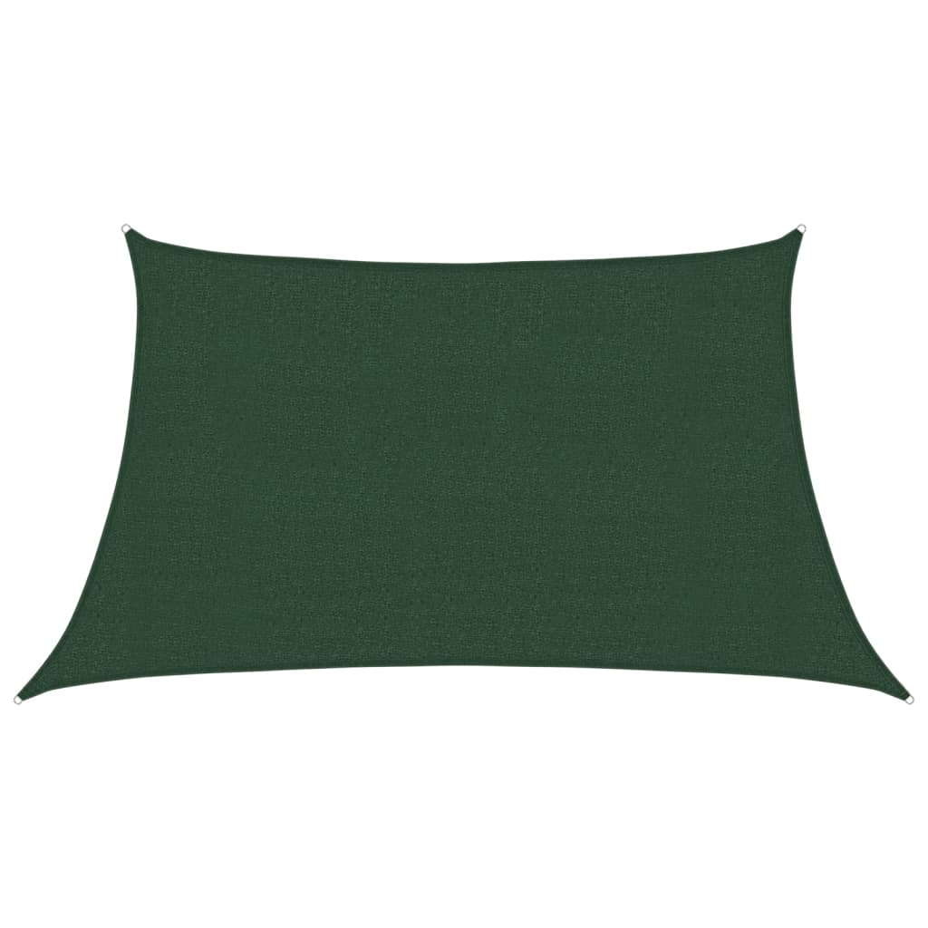 Voile d'ombrage 160 g/m² Vert foncé 3/4x2 m PEHD