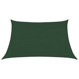 Voile d'ombrage 160 g/m² Vert foncé 3/4x2 m PEHD