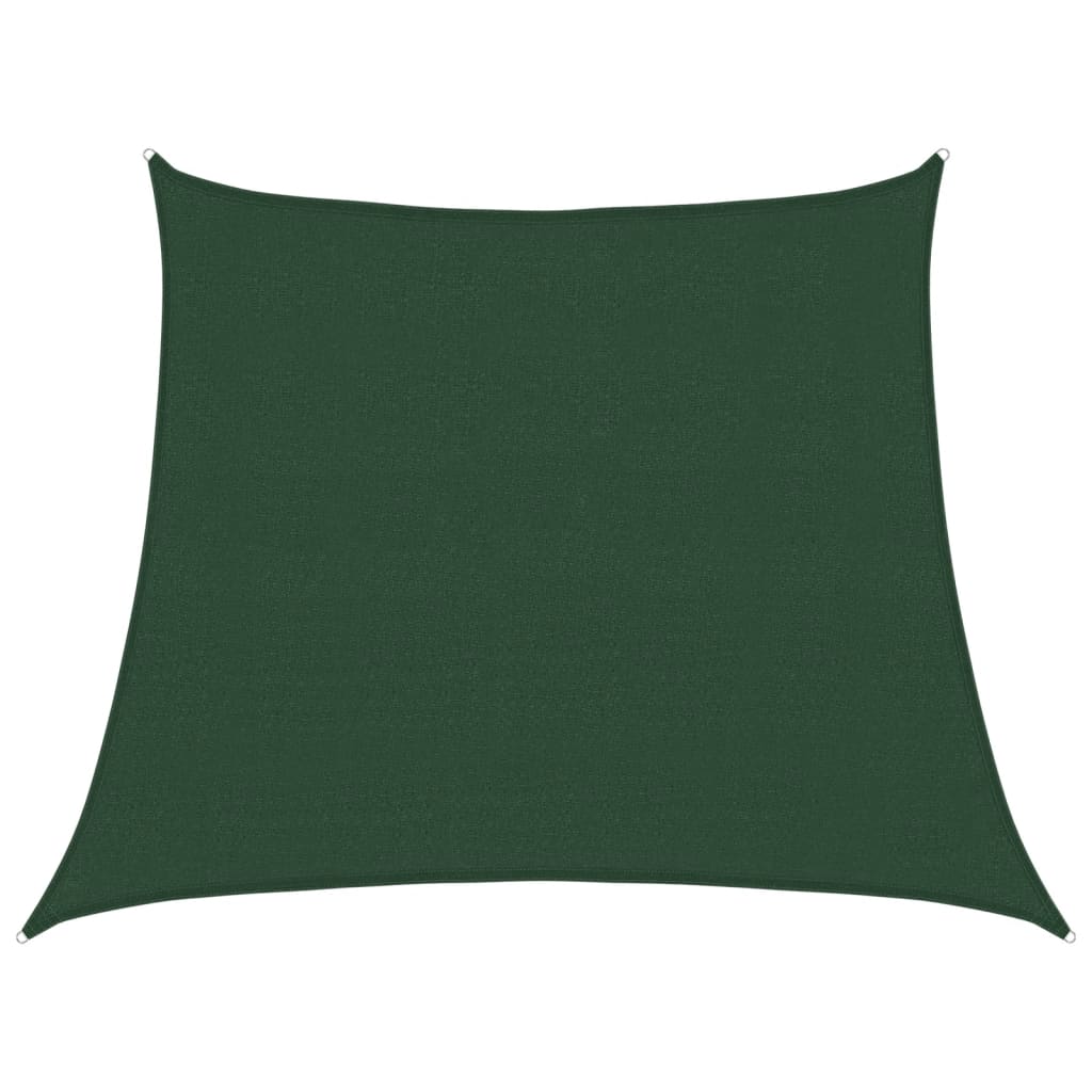 Voile d'ombrage 160 g/m² Vert foncé 3/4x3 m PEHD