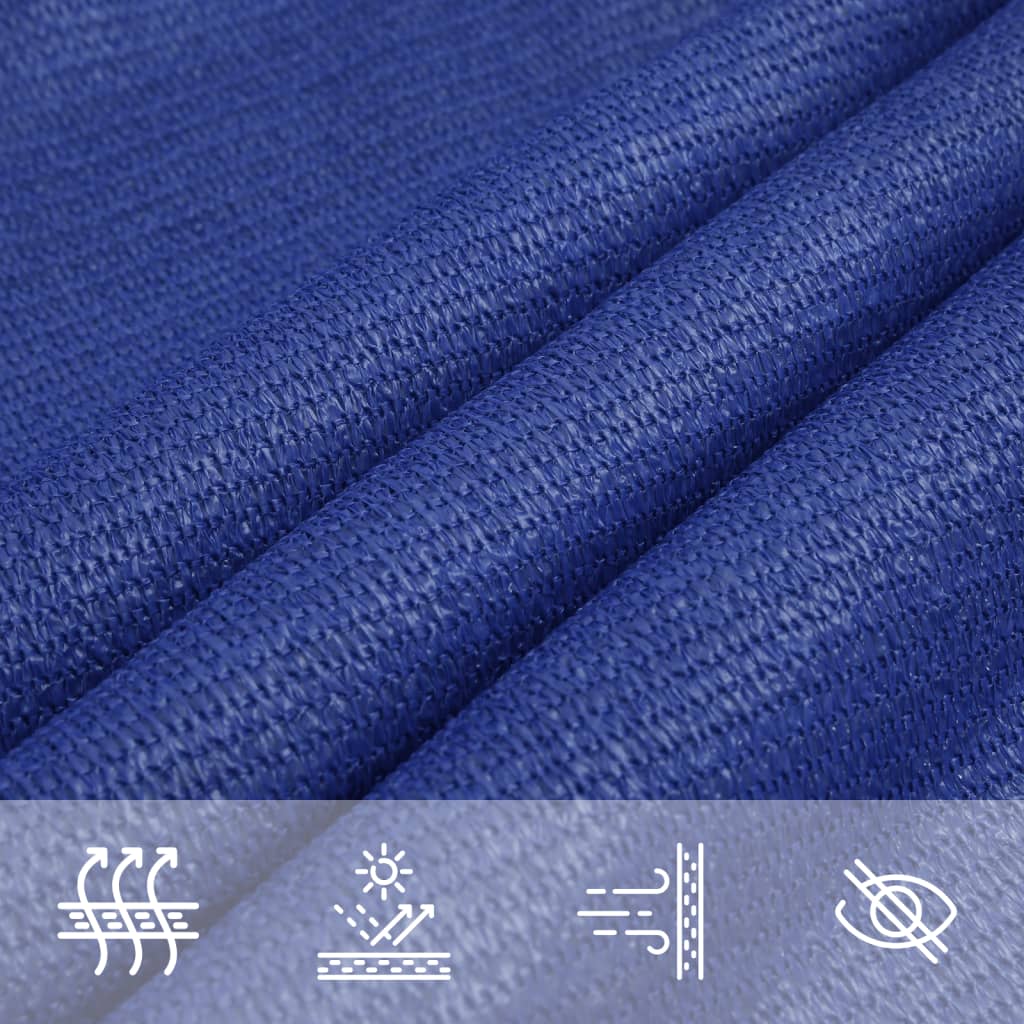 Voile d'ombrage 160 g/m² Bleu 2x2 m PEHD