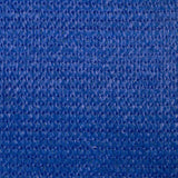 Voile d'ombrage 160 g/m² carré bleu 4x4 m PEHD