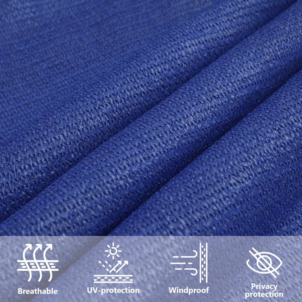 Voile d'ombrage 160 g/m² Bleu 2x3 m PEHD