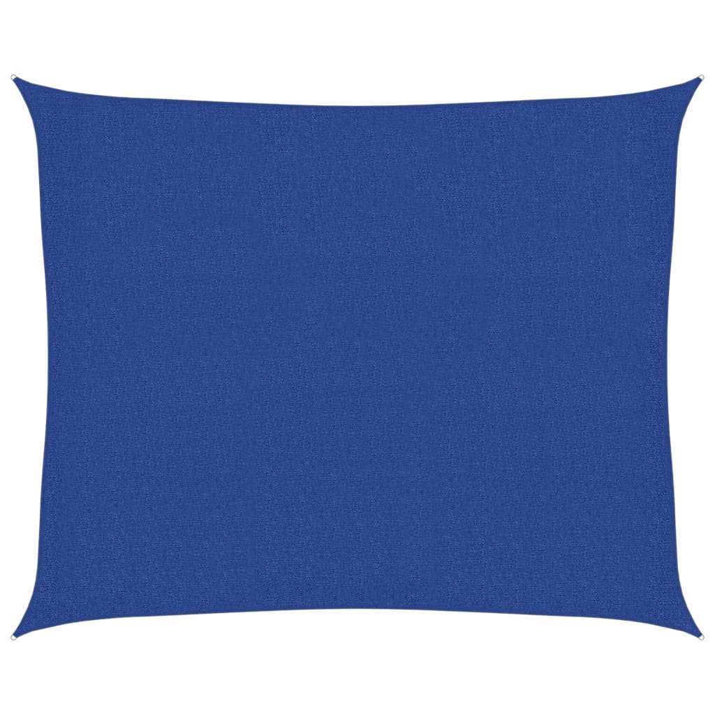 Voile d'ombrage 160 g/m² Bleu 2,5x3 m PEHD