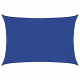 Voile d'ombrage 160 g/m² rectangulaire bleu 3x4 m PEHD