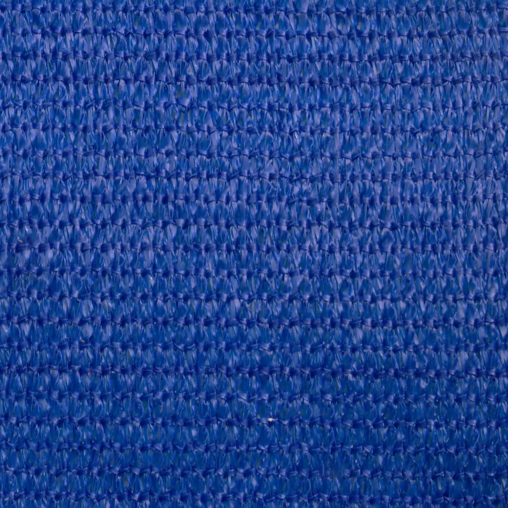 Voile d'ombrage 160 g/m² rectangulaire bleu 3x4 m PEHD