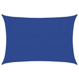 Voile d'ombrage 160 g/m² rectangulaire bleu 3x5 m PEHD