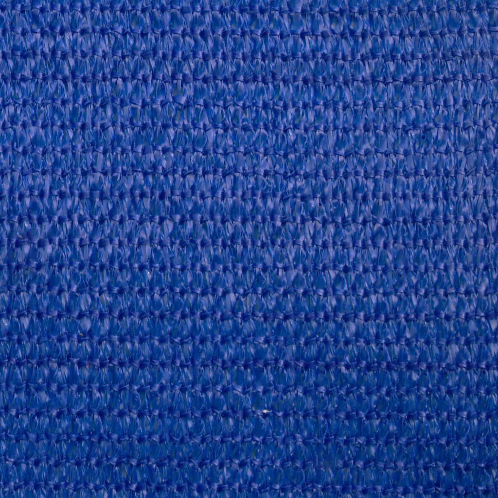 Voile d'ombrage 160 g/m² rectangulaire bleu 3x5 m PEHD