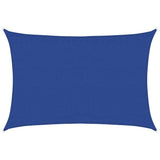 Voile d'ombrage 160g/m² rectangulaire bleu 3,5x4,5 m PEHD