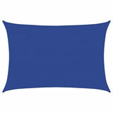 Voile d'ombrage 160 g/m² rectangulaire bleu 4x5 m PEHD