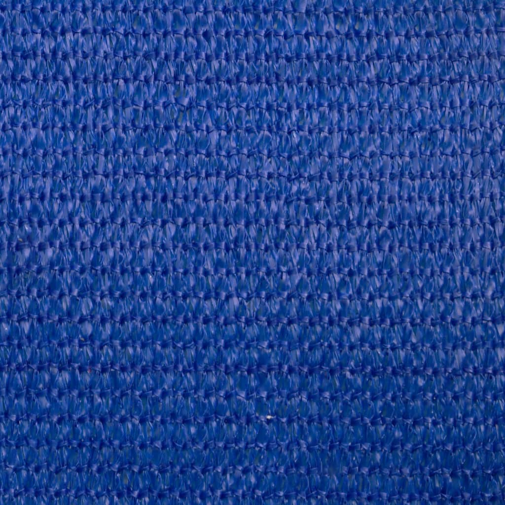 Voile d'ombrage 160 g/m² rectangulaire bleu 4x5 m PEHD