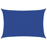 Voile d'ombrage 160 g/m² rectangulaire bleu 4x6 m PEHD