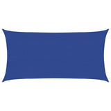 Voile d'ombrage 160 g/m² rectangulaire bleu 4x7 m PEHD