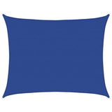 Voile d'ombrage 160 g/m² rectangulaire bleu 6x8 m PEHD