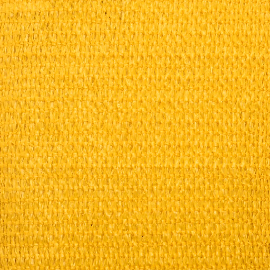 Voile d'ombrage 160 g/m² Jaune 2,5x2,5 m PEHD